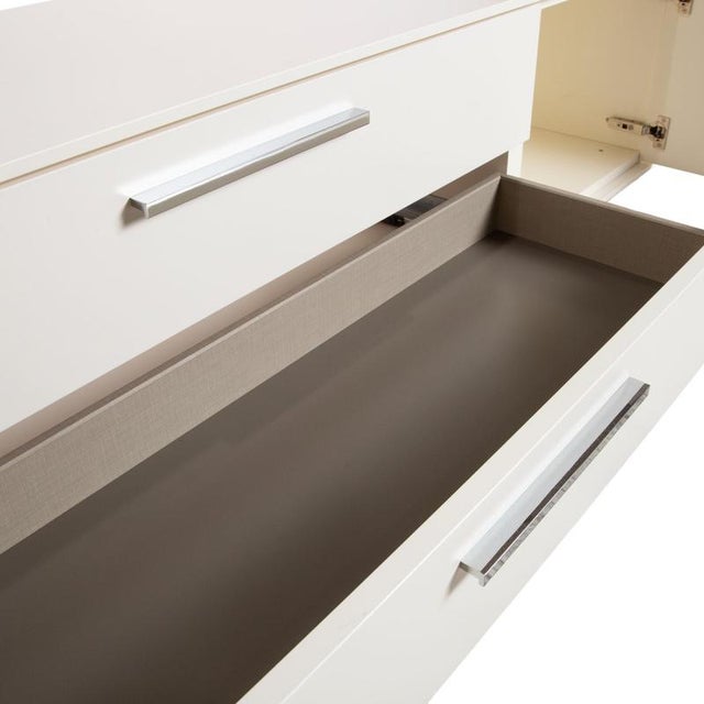 MC 906 SV Wooden Sideboard in White by Gwinner For Sale - Image 9 of 18