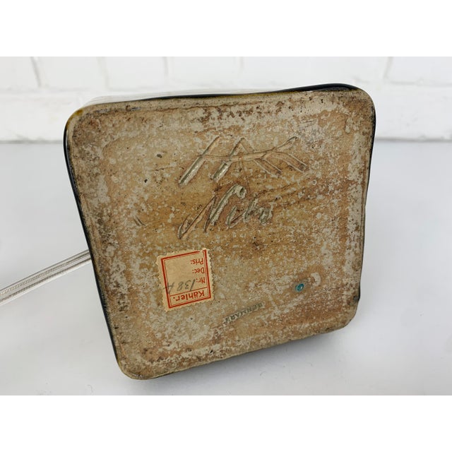 Ceramic Stoneware Table Lamp by Nils Kähler for Hak, Denmark, 1960s For Sale - Image 14 of 17