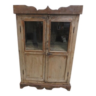 Antique Primitive Cupboard For Sale