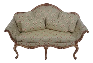 Southwood French Louis XV Style Upholstered Loveseat