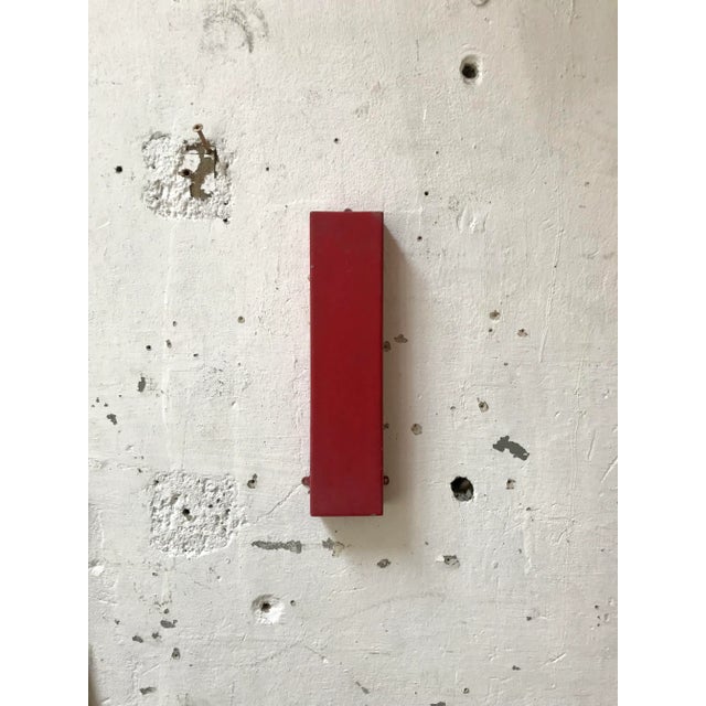 Vintage Industrial Metal Letter I For Sale - Image 6 of 6