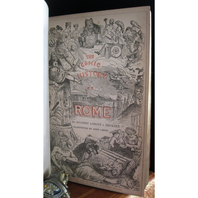 "The Comic History of Rome" by Gilbert Abbott Beckett. Illustrated by John Leech, with 10 hand-colored steel engravings...