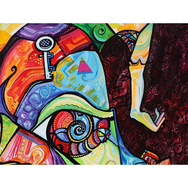 Abstract Alexander Arshansky, "Now Beautiful" Abstract/Cubist Piece For Sale - Image 3 of 3
