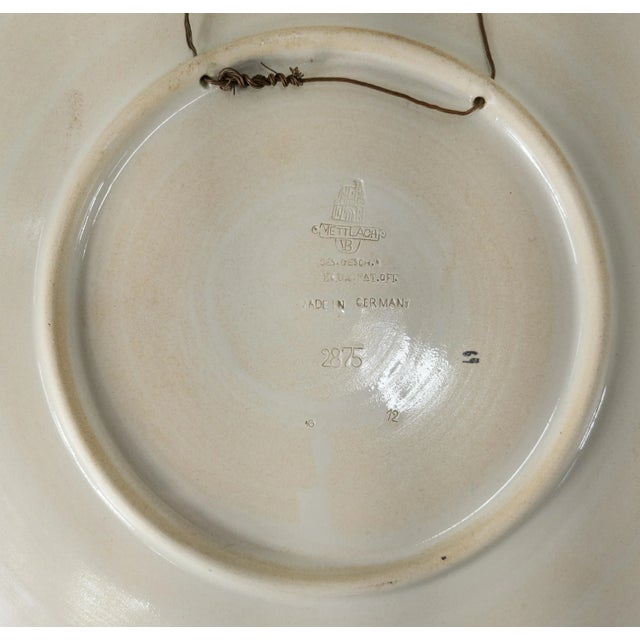 Ceramic German Villeroy & Boch Mettlach 'Phanolith' Charger For Sale - Image 7 of 9