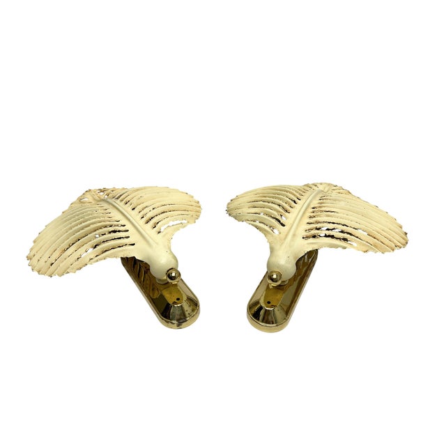 Organic Open-Work Leaf Wall Lamps from Banci Firenze, 1970s, Set of 2 For Sale - Image 13 of 14