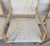 Coastal Carved Faux Rope Solid Wood Dining Chairs Abstract Upholstery Set of 6 For Sale - Image 10 of 18