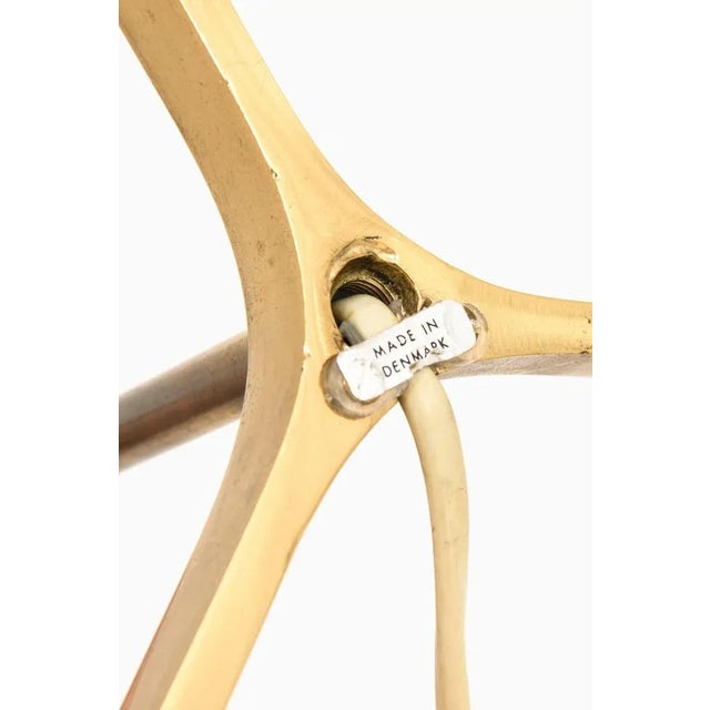 Gold Table Lamp in Brass, 1960s For Sale - Image 8 of 9