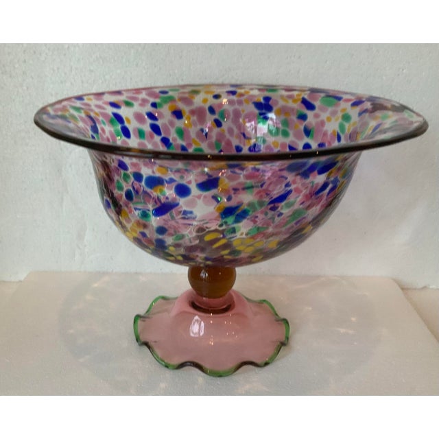 Label is unreadable on this piece but is identical to other pieces being offered as Mackenzie Childs; EXTREMELY RARE HAND...