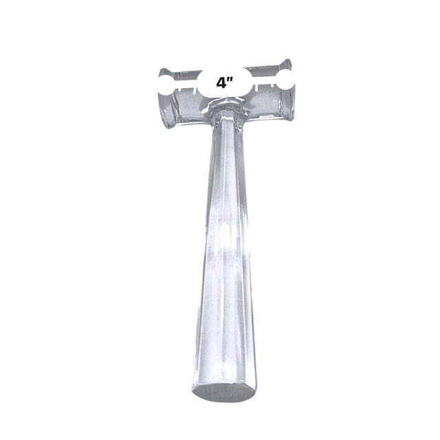 Late 20th Century Baccarat Crystal Gavel Handcrafted Clear Glass Decorative Display Piece Made in France For Sale - Image 10 of 11