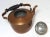 Wood Small 1.8 Litre Size Vintage Copper Tea Kettle From Finland For Sale - Image 7 of 13