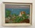 Blue Mid 20th Century Scandinavian Shoreline Landscape Original Acrylic on Canvas For Sale - Image 8 of 17