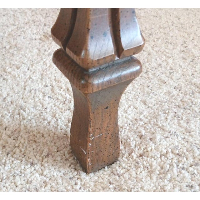 Thomasville French Regency Louis XVI Walnut and Chestnut Extension Dining Table, Circa 1960s For Sale - Image 15 of 15