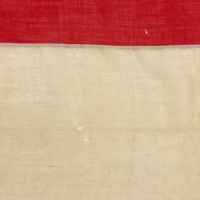 Vintage Wool Union Jack Flag, British Royal Navy White Ensign For Sale - Image 4 of 7