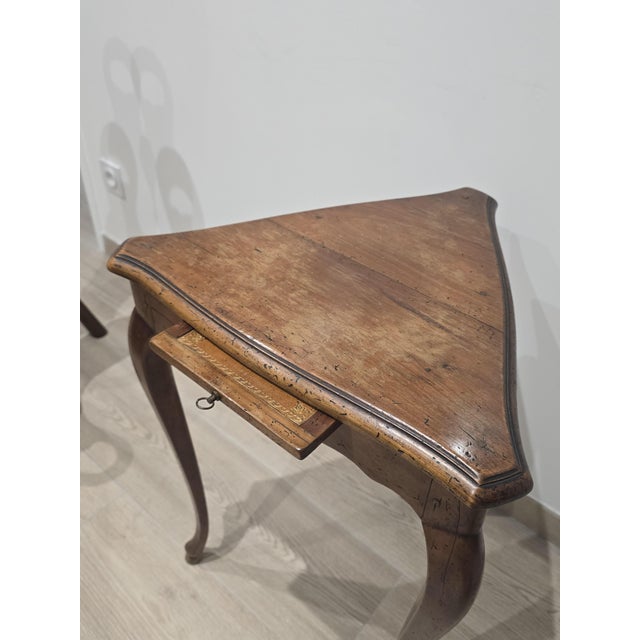 Louis XV Style Triangular Writing Table by André Mailfert, 1920s For Sale - Image 13 of 18