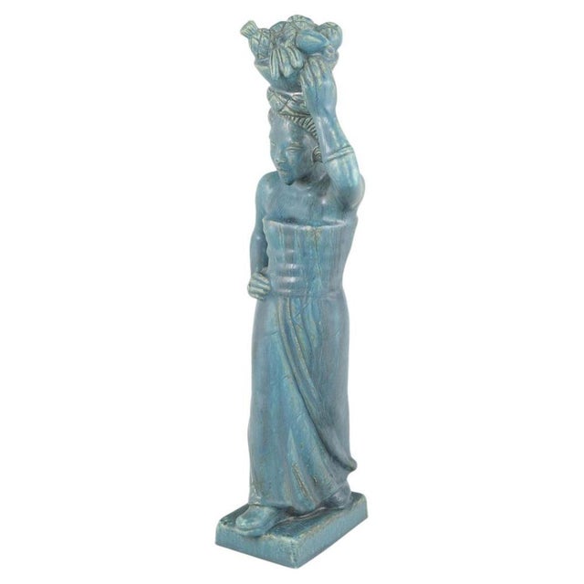 Art Deco Sculpture in Stoneware by Harald Salomon for Rörstrand, 1940s For Sale - Image 6 of 6