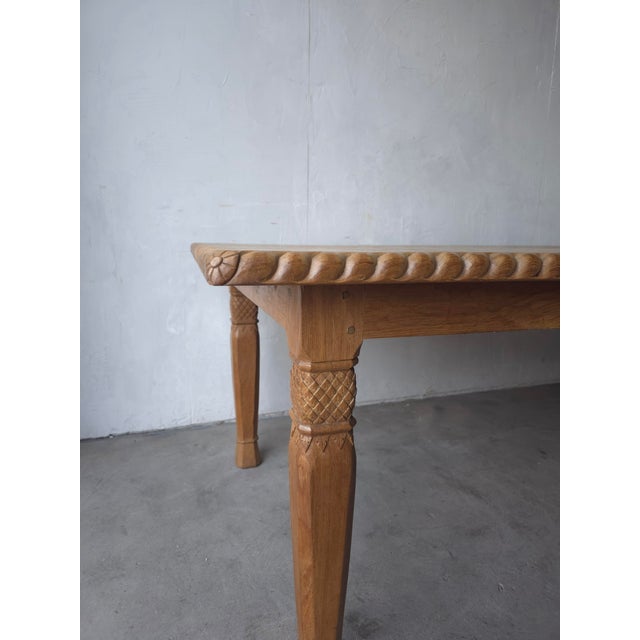 Rustic European Style Hand Crafted Dining Table For Sale In Las Vegas - Image 6 of 7