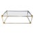 Vintage Brass and Acrylic Glass Coffee Table attributed to Charles Hollis Jones, 1970s For Sale - Image 13 of 13