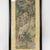 Vintage Chinese Framed Painting of Pavilion Garden Scene With Figures and Mountain Landscape For Sale - Image 4 of 10