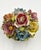 Vintage Italian Hand Painted Porcelain Flower Topiary Basket For Sale In Houston - Image 6 of 8