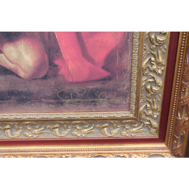 Vintage Tomasz Rut "Promethia" Limited Edition Framed Giclee on Canvas #27 of 75 For Sale - Image 13 of 13