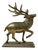 Vintage Brass Deer Figurine, 1980s For Sale