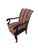Wood 1990s Hickory Chair Co. Armchair Gainsborough Regency Bergere Lounge Louis XV Mahogany For Sale - Image 7 of 15