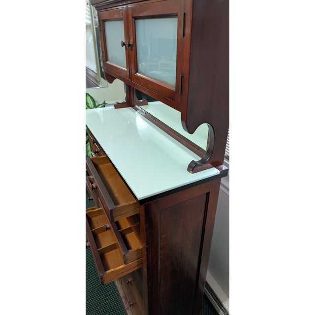 Early 20th Century Mahogany Dentist Cabinet For Sale - Image 4 of 10