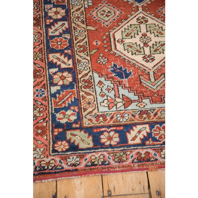 Brick Red Vintage Heriz Rug - 3' X 4'10" For Sale - Image 8 of 9