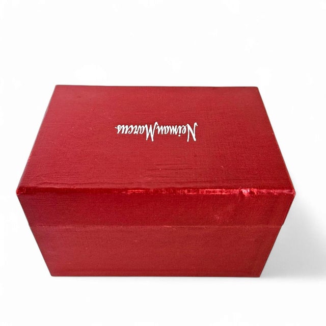 Neiman Marcus 95th Anniversary Crystal Perfume Bottle in Box For Sale - Image 10 of 11