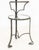 Early 20th Century French Wrought Iron Three-Tier Serving Stand For Sale - Image 5 of 8