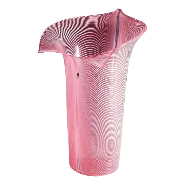 Tyra Lundgren Vase Calla for Venini For Sale