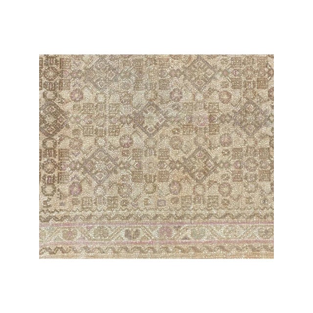 Textile 1980s Vintage Old Persian Hamedan Runner Rug 3x13 For Sale - Image 7 of 11