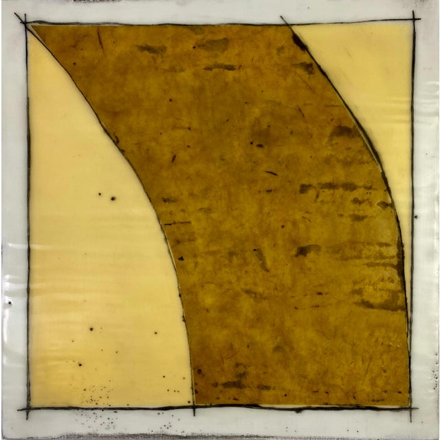 Encaustic Collage Installation by Gina Cochran - "Bigger Than Us" - 16 Panels For Sale - Image 14 of 17