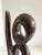 Wood 1970s Carved Rosewood Swirl Sculpture on Rosewood Base For Sale - Image 7 of 10