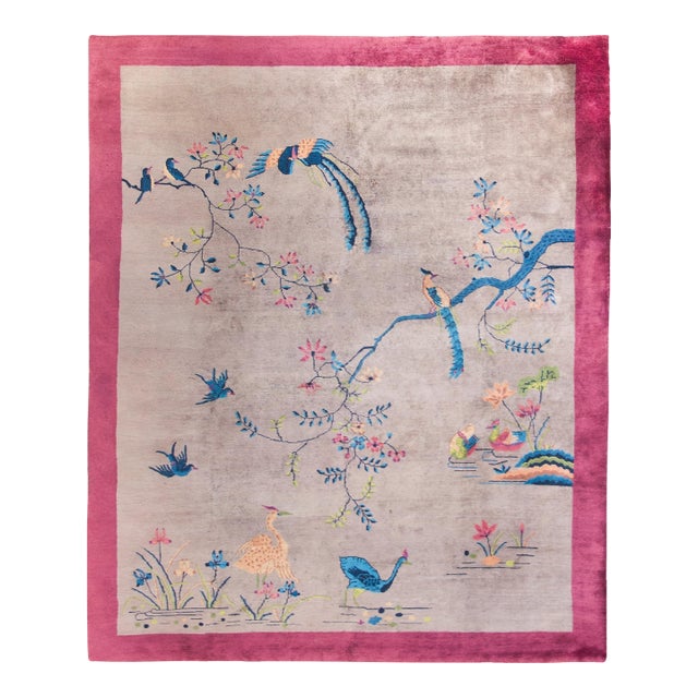 Early 20th Century Chinese Art Deco Rug For Sale