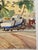 Coastal 1970s Tropical Boats Watercolor by Earle For Sale - Image 3 of 4