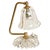 Bellflower Adjustabe Table Lamp in Murano Glass and Brass by Ercole Barovier, Italy, 1940s For Sale - Image 17 of 17