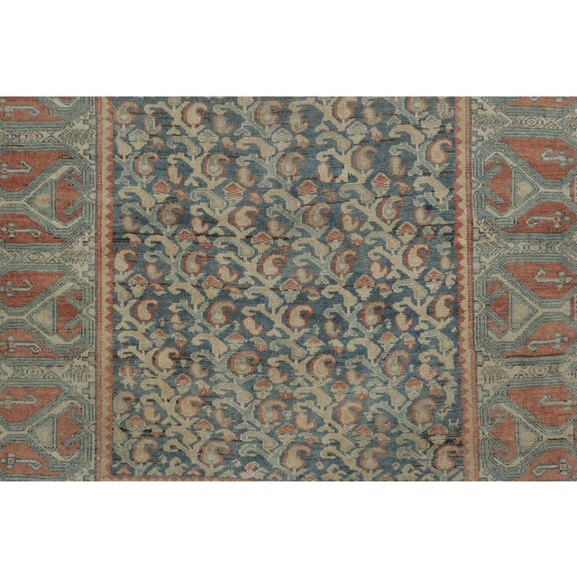 Traditional Antique Bibikabad Rug With Allover Boteh and Geometric Borders - Rug & Kilim For Sale - Image 3 of 7