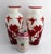 Antique Pair of Chinese Peking Glass Vases W/ Birds & Lotus Flowers, C1900, 10” For Sale - Image 12 of 14