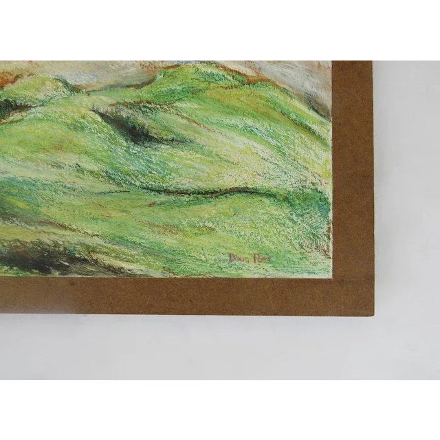 1980s 1980s Painting on Board Mountain House by Doug Post For Sale - Image 5 of 12