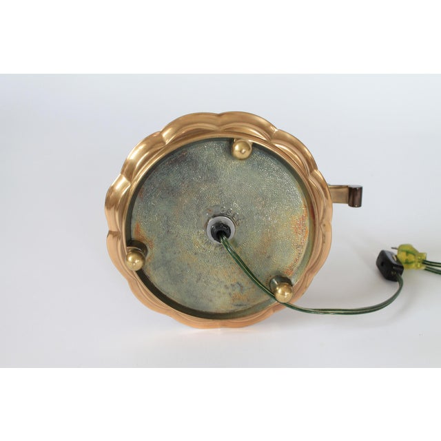 Vintage Frederick Cooper Brass Chamberstick Table Lamp W/ Snuffer For Sale - Image 12 of 13