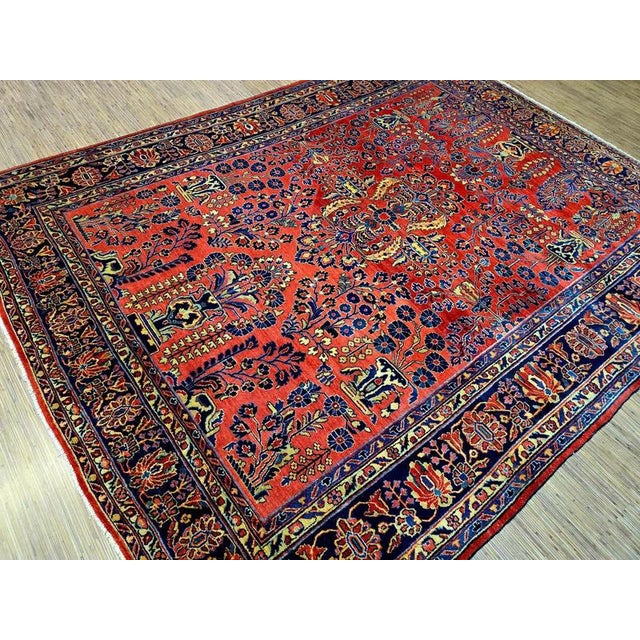 Antique Sarough Farahan Rug For Sale - Image 6 of 11