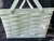 Vintage Painted Splint Wood Picnic Basket For Sale - Image 11 of 15