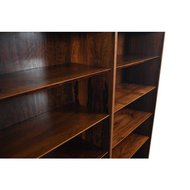 Mid 20th Century Mid 20th Century Carlo Jensen Double Rosewood Bookcase by Hundevad + Co #1 For Sale - Image 5 of 9