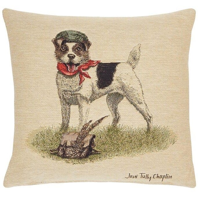 This beautiful tapestry cushion is finely woven by skilled weavers on traditional Jacquard Tapestry looms. The tapestry...