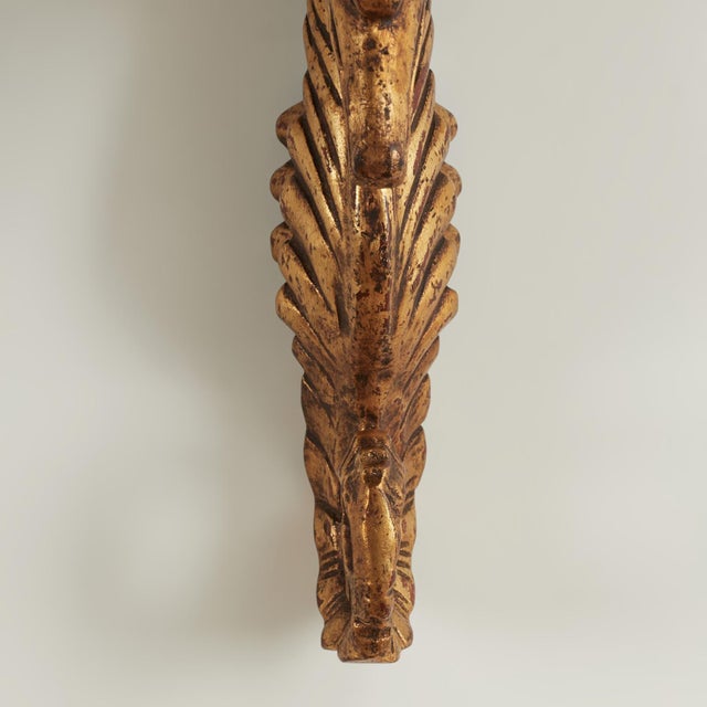 Group of Four Antique Italian Seashell and Seahorse Wall Brackets For Sale - Image 14 of 18