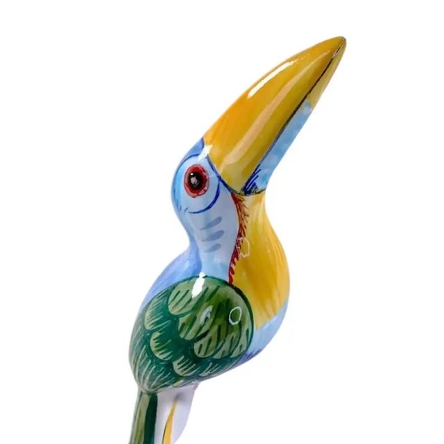 French Hermes Moustiers Toucan Vide Poche /Wine Bottle Holder For Sale - Image 3 of 8