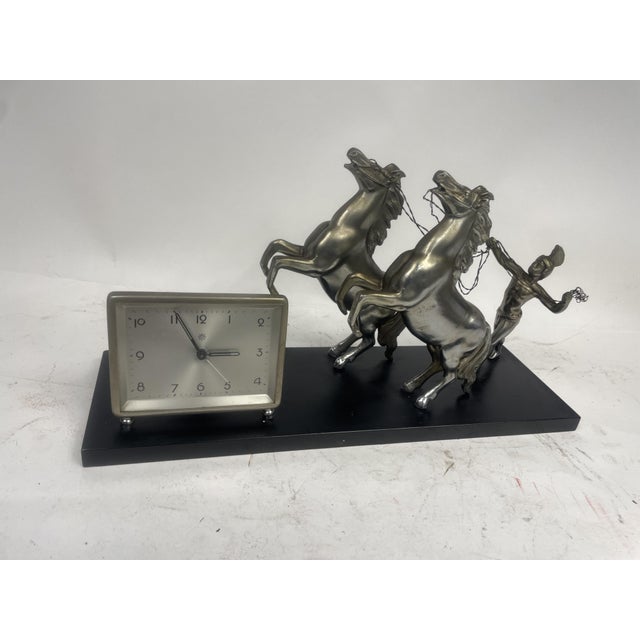 Vintage Liberty Clock with Roman Sculpture, 1920s For Sale - Image 6 of 11