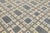 Modern Swedish Style Handmade Wool Rug With Grid Motif and Colorful Accents For Sale - Image 4 of 11
