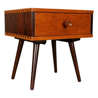 Brazilian Modern Accent Table in Rosewood & Pau Marfim by Cimo, Brazil, 1950s For Sale